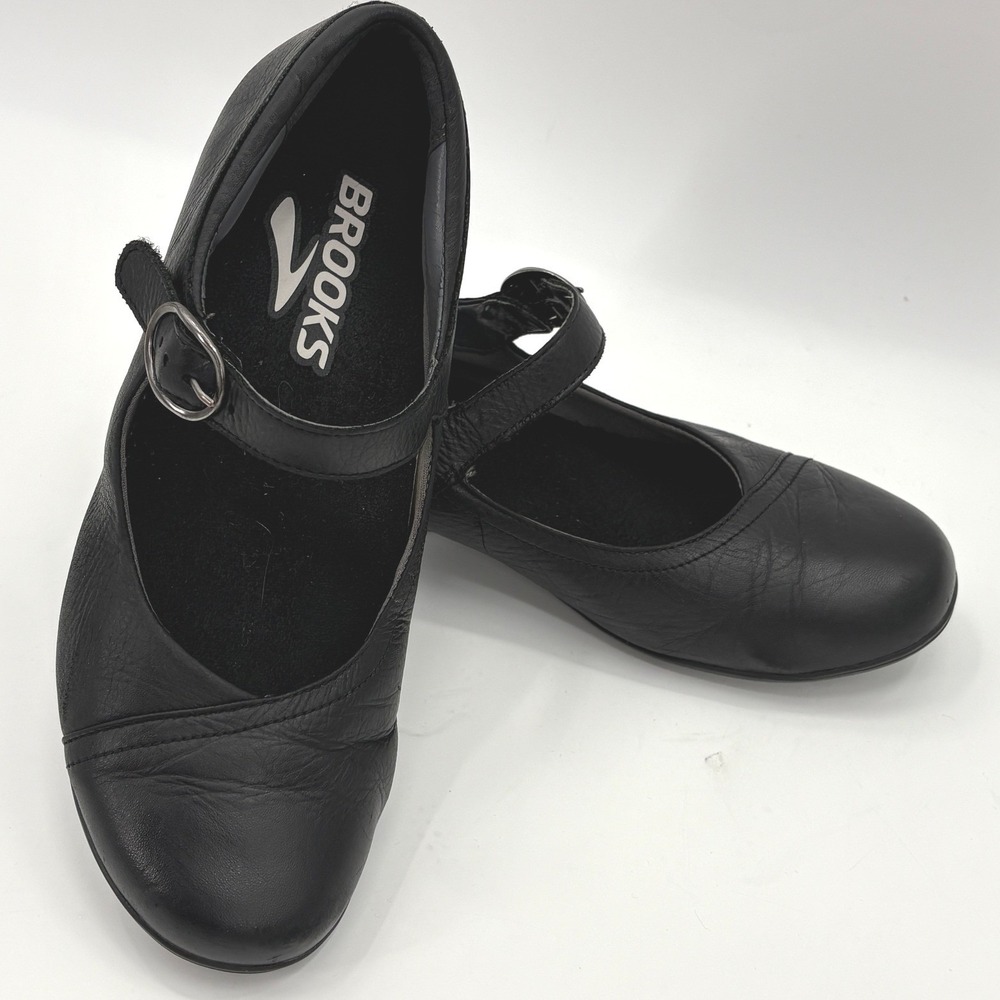 Dansko Fawna Black Leather Mary Jane Comfort Shoes Women's Size 40 9.5 10